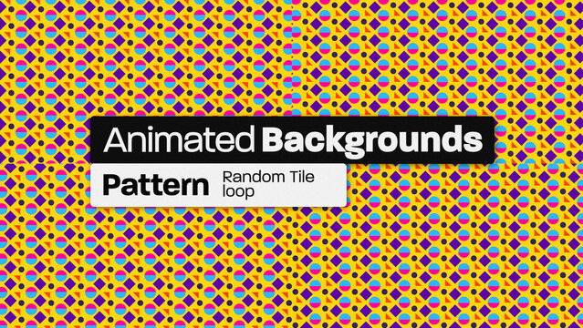 Pattern Random Tiles Animated Backgrounds 129