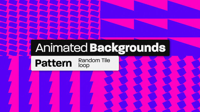 Pattern Random Tile Animated Backgrounds 136 