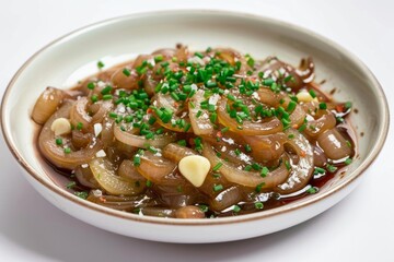 Balsamic Onion and Garlic Relish: A Savory Symphony of Flavors in an Elegant Bowl