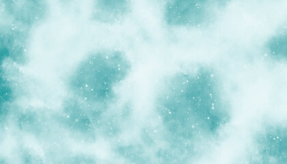 Colorful space background. Abstract watercolor background texture. Blue purple and white background	