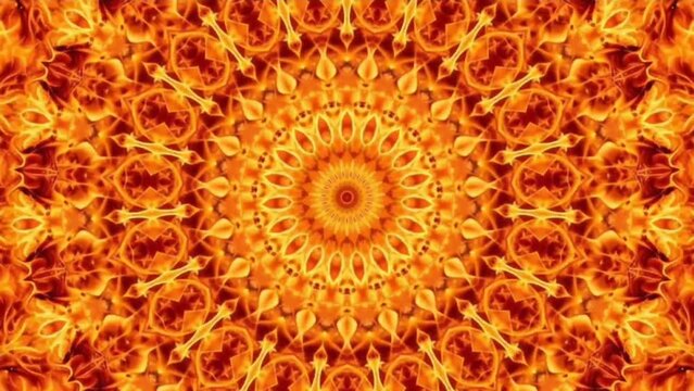 Waves of love colorful 3d seamless psychedelic loop 4k art with abstract mandala pattern for new age dmt lsd spiritual awakening and opening chakra virtual video animation background 