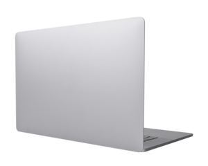 Laptop cover transparent mockup digital device