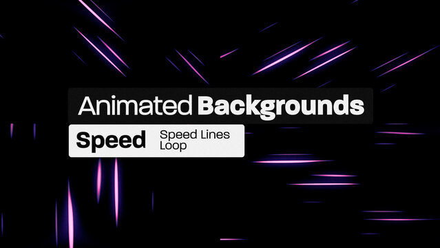 Speed Lines Loop Animated Backgrounds 048 