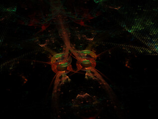 Imaginatory fractal abstract background Image