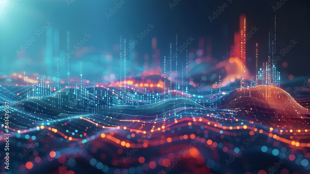 Poster abstract digital visualization of cloud computing performance optimization