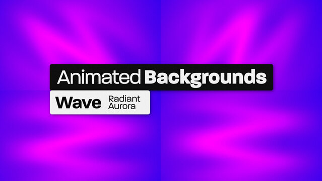 Wave Radiant Aurora Animated Backgrounds 017