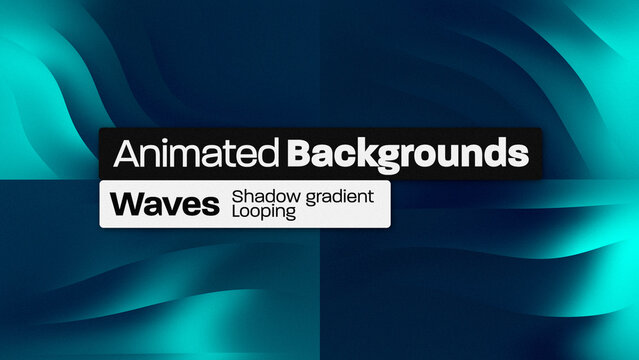 Waves Shadow Gradient Animated Backgrounds 031