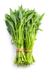 Fototapeta premium Thai Morning Glory. Thai water spinach, water spinach isolated on white background