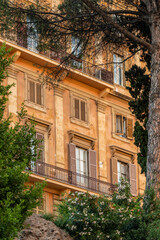 Immeubles dans le centre historique de Rome