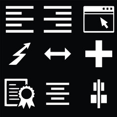 Set icon bundles finance and application