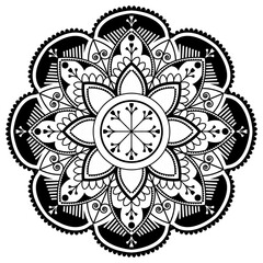 Black arabesque patterned design element transparent png