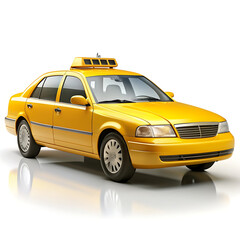 yellow taxi car