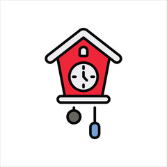 Cuckoo Clock vector icon