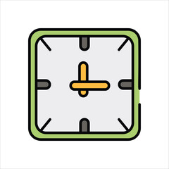 Wall Clock vector icon