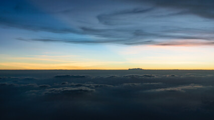 Beautiful Early Morning Clouds Shot Travelling To Char Dham Yatra Trekking Scenic Photos...