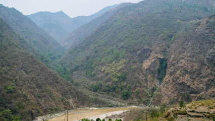 Naklejka premium Char Dham (Kedarnath, Badrinath, Gangotri And Yamunotri ) Yatra Trekking Scenic Photos Uttarakhand India 2024