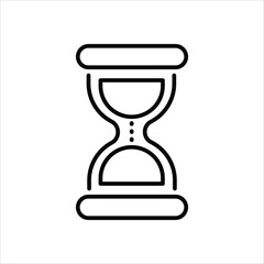 Hourglass vector icon