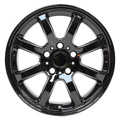 Obraz premium desighning car wheel alloy rim isolated on white background 
