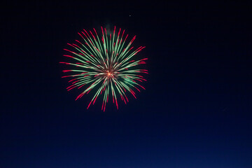 ３月の春の花火