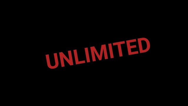 Unlimited Stamp Effect Text Animation