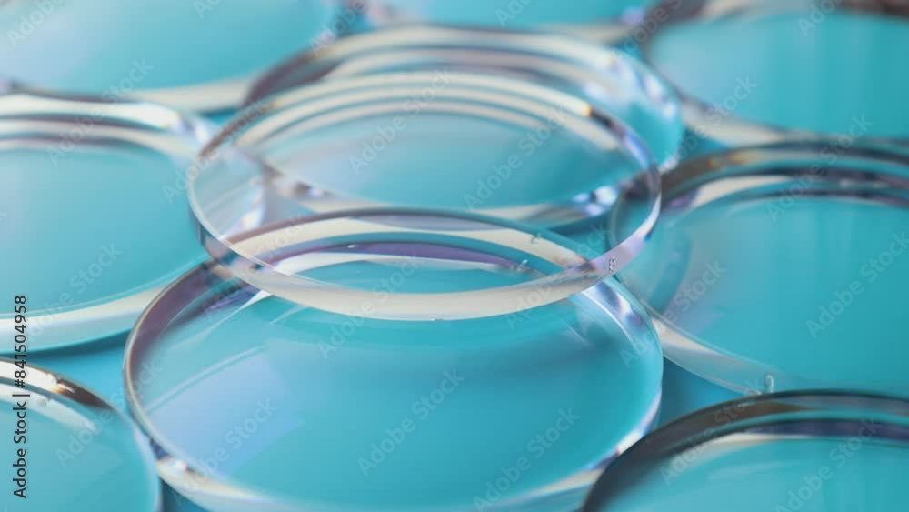 Wall mural eyeglass lens manufacturing industry, close-up of eyeglass lenses, eyeglass lenses, eyeglass glass l