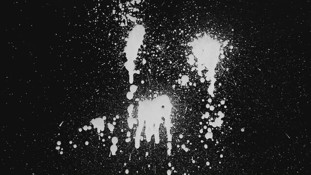 paint spray overlay effect
