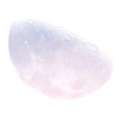 Aesthetic moon png sticker, transparent background