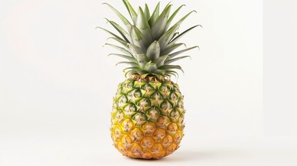 Isolated Pineapple against white backgroud