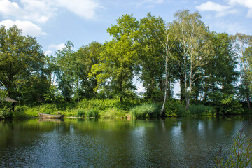 German countryside landscape, Lower Rhine Region
