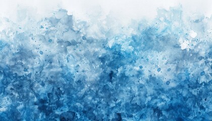 Fototapeta premium Abstract blue watercolor background with textured brushstrokes. Perfect for website, social media, or design projects.
