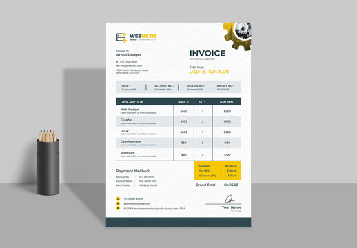 Creative Invoice Template
