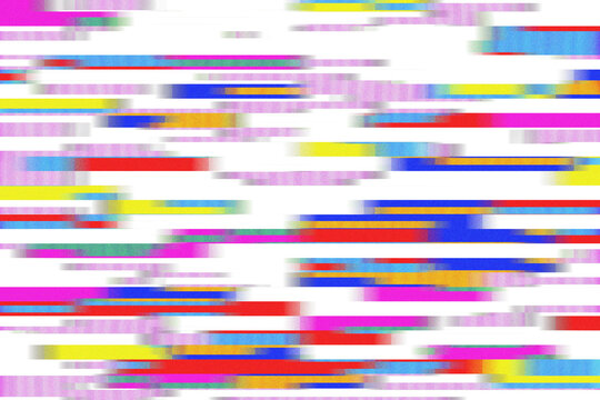 PNG Glitch overlay effect, transparent background
