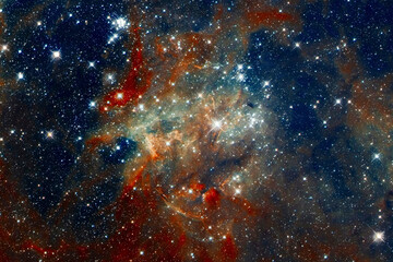 30 Doradus: NGC 2060. Digital enhancement of an image by NASA