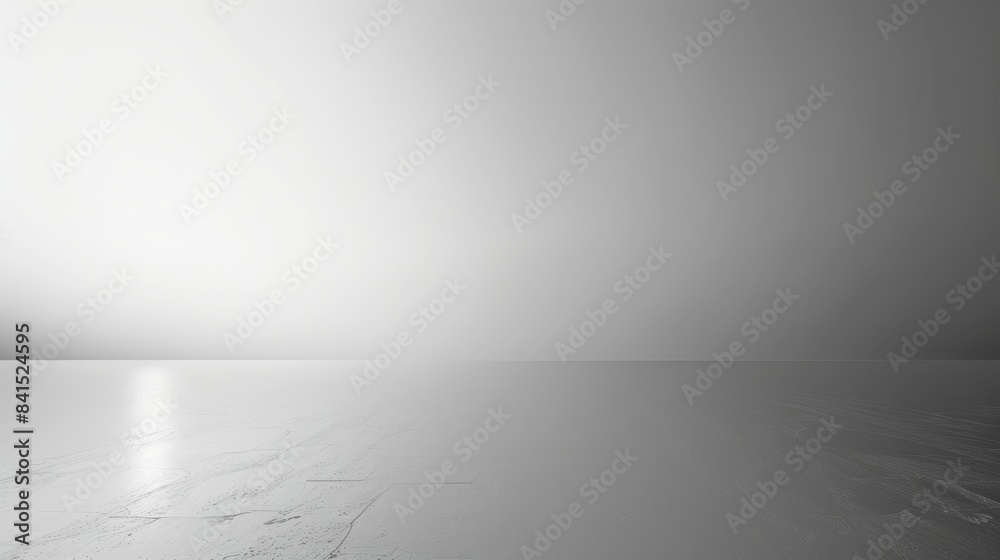 Poster A minimalist image of a soft gray background with a gradient effect, adding depth and dimension to any design.