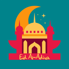 The poster reads Eid al Adha