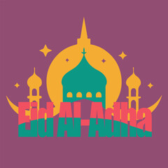 The poster reads Eid al Adha