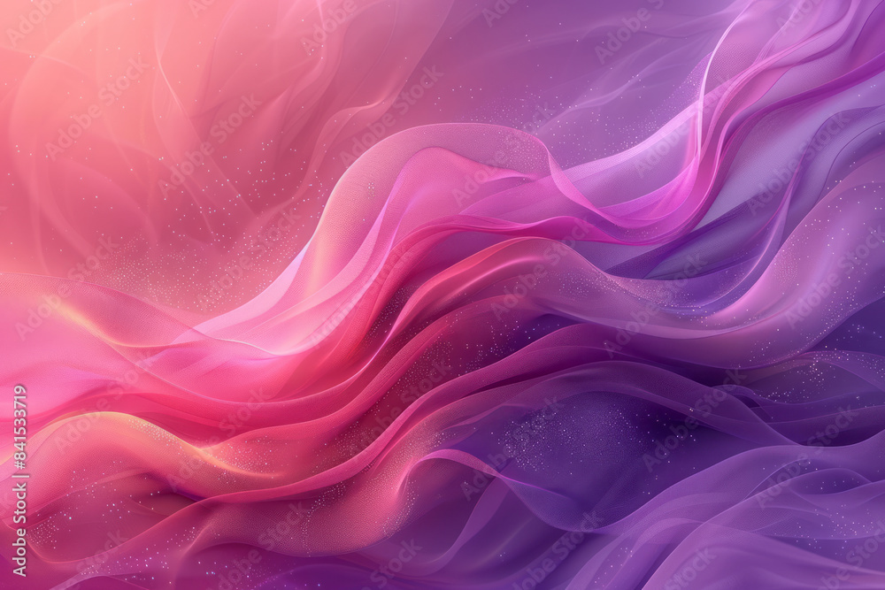 Aufkleber soft vector gradient blending from pink to purple, perfect for serene and harmonious banner backgrou