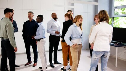 Business Communication In Office And Teamwork