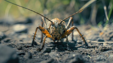 Insect on the ground