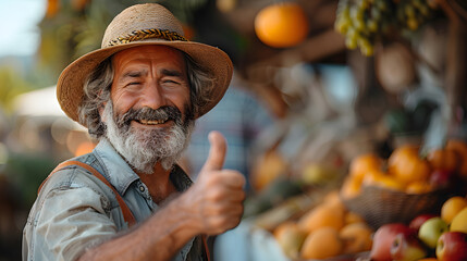  farmer standing in the cowshed with arms crossed and smiling.