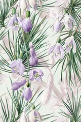 Winter Wonderland Background for Seasonal Designs Generative AI