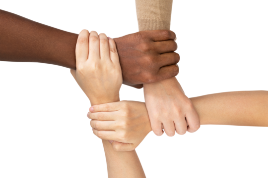 Png Diverse hands united mockup community care gesture
