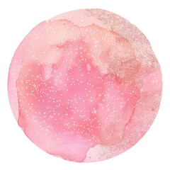 PNG pink watercolor IG story cover template, transparent background