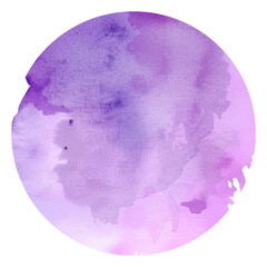 PNG purple watercolor IG story cover template, transparent background