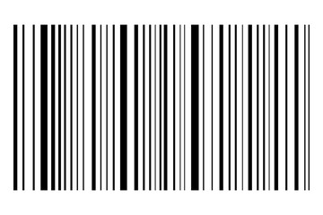 Png black barcode element, transparent background