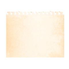 Old paper note social ads template transparent png