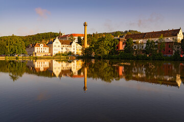 Castle pond Decin, Zámecký rybník Děčín