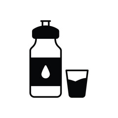 Water Bottle vector icon