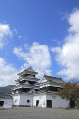 愛媛県大洲市　晴れの日の大洲城