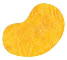 Organic shape png cute paper cut icon, transparent background